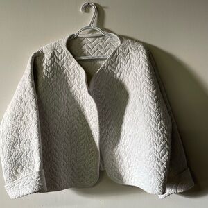 Women's Quilted Jacket in Cream
